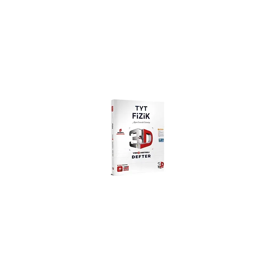 3D Yayınları TYT Fizik Video Destekli Defter