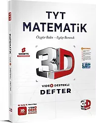3D Yayınları TYT Matematik Video Destekli Defter