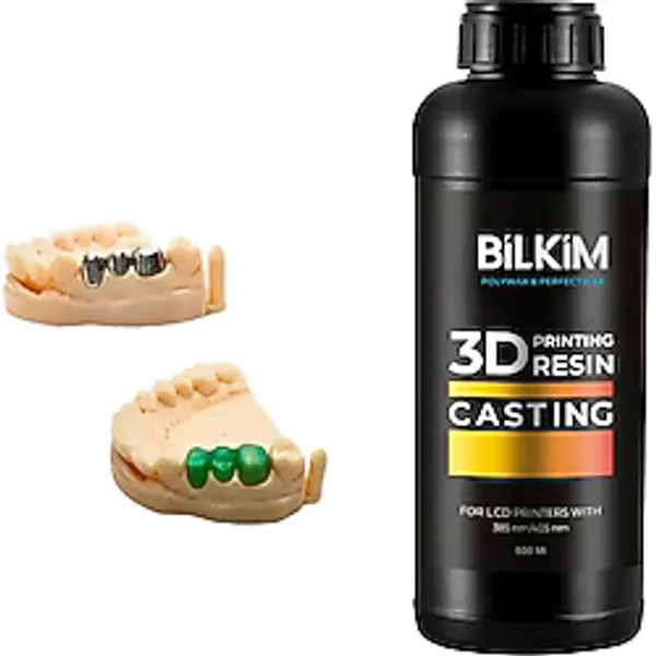 3D Yazıcı için Dişçilik Döküm Reçine - 500 ml - Yeşil