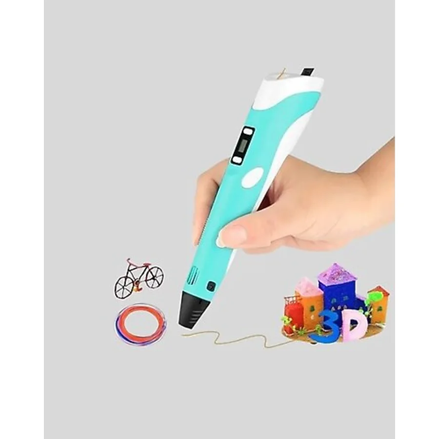 3D Yazıcı Kalem Fdm Teknolojili ve Abs Pla Filament Uyumlu - Çok Renkli