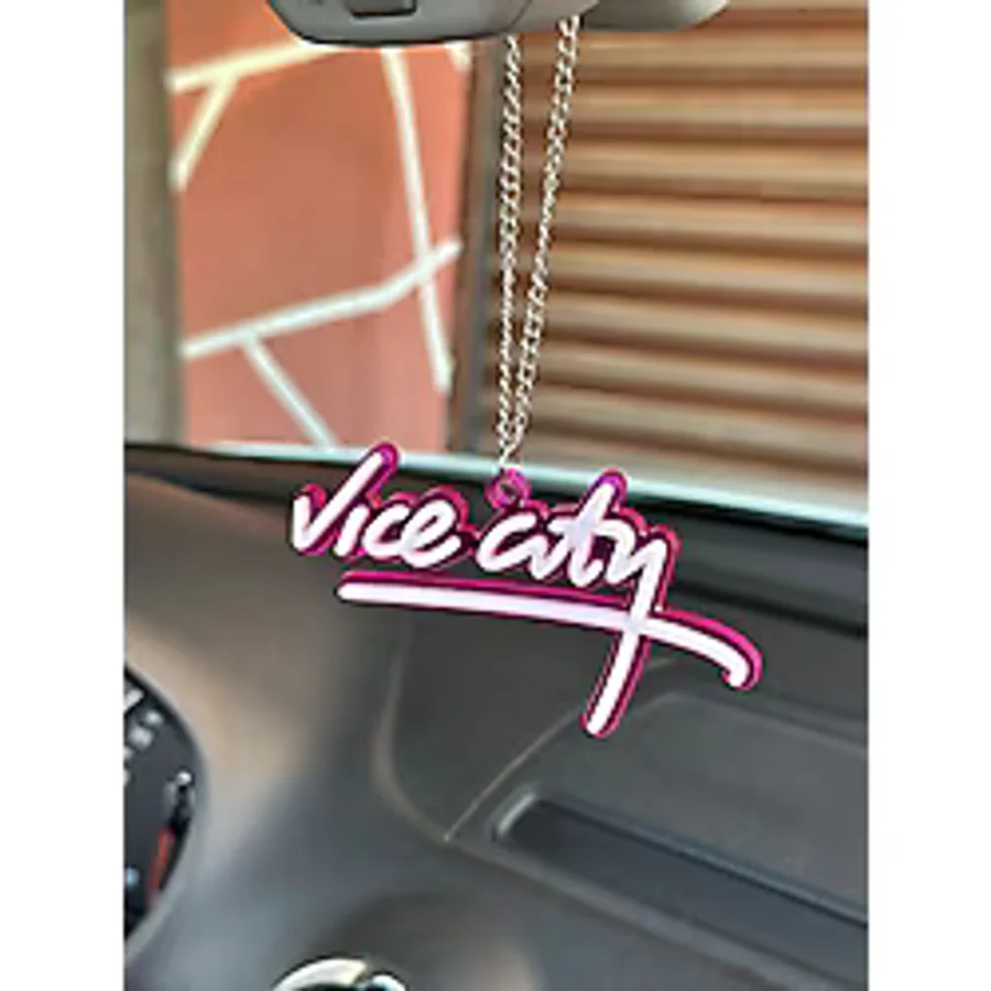 3DBASKILAR Gta Vice city Dikiz ayna süsü (seffaf mor)