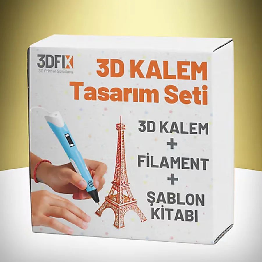 3DFIX 3d Kalem Tasarım Seti - Eğitici Öğretici Eğlenceli Set - Kendin Yap - Çocuklar İçin Hediye