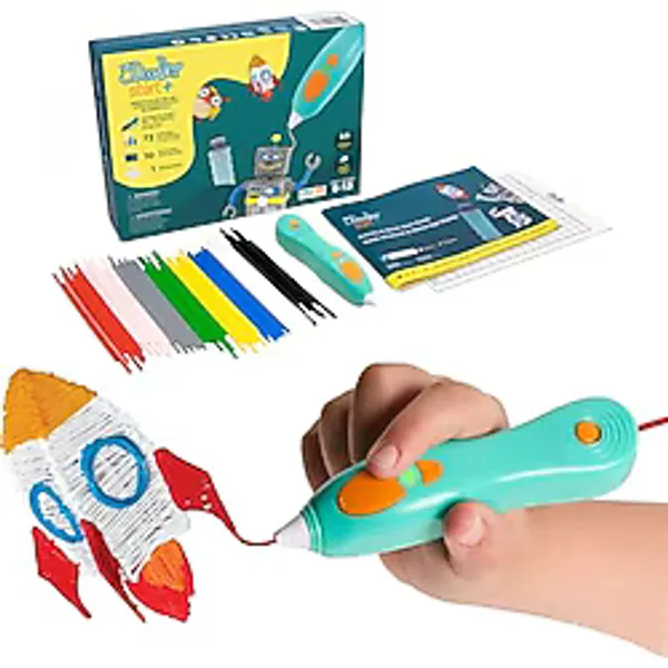 3Doodler Start+ Temeller (2022) 3D Kalem Çocuklar, Kullanımı Kolay, Evden Öğrenme Sanat Aktivite Seti, Erkek ve Kız Çocukları İçin 6 Yaş ve Üzeri Eğitici STEM Oyuncak