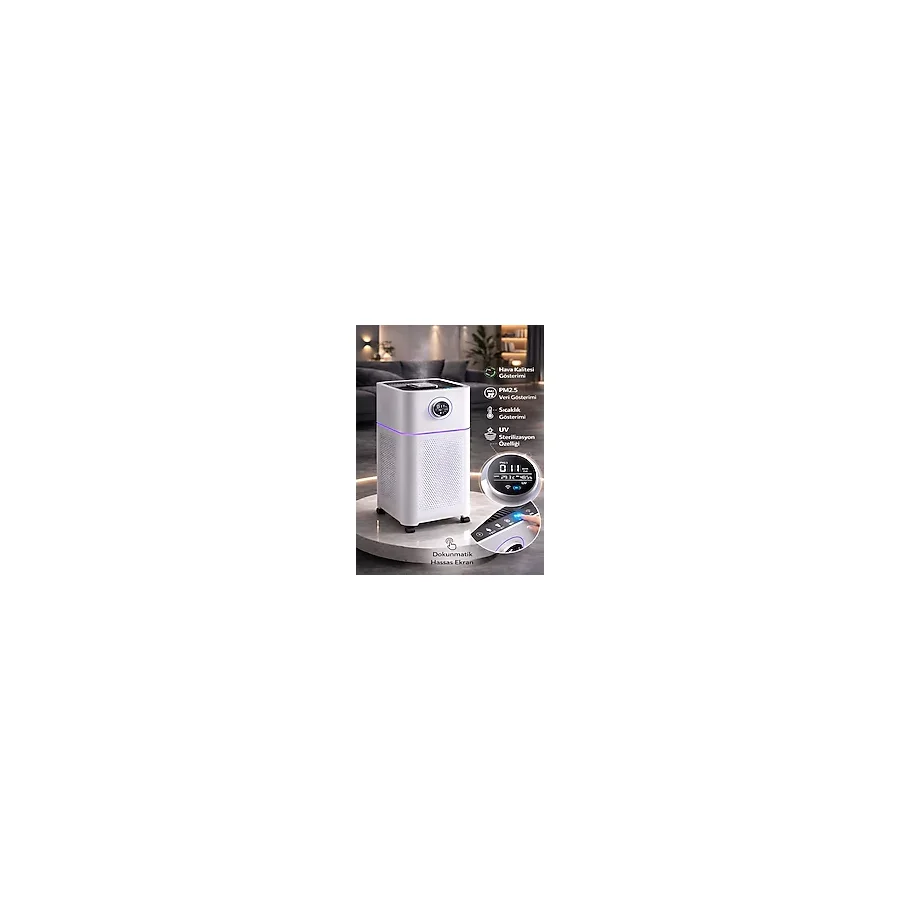 3İn1 810M3 Hacim Hava Temizleme Nemlendirme Uv Sterilizasyon Makinesi Sessiz