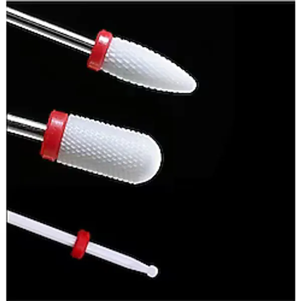 3Lü Set Profesyonel Seramik Manikür Pedikür Freze Ucu 2.35 Mm