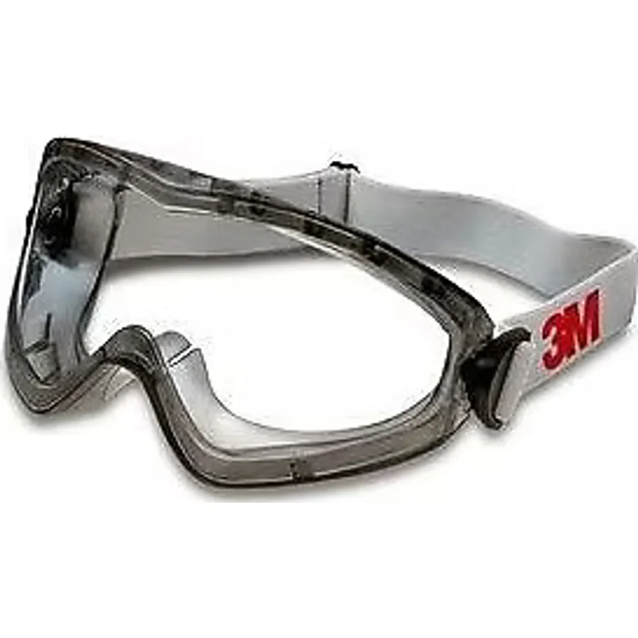 3M 2890 Şeffaf Polikarbon Lensli Ventilli İş Güvenlik Gözlüğü