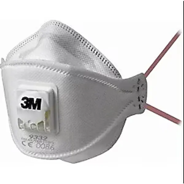 3M 3m 9332 Ventilli Toz,duman,metal Dumanı Maskesi Ffp3 (10 Adet) Beyaz