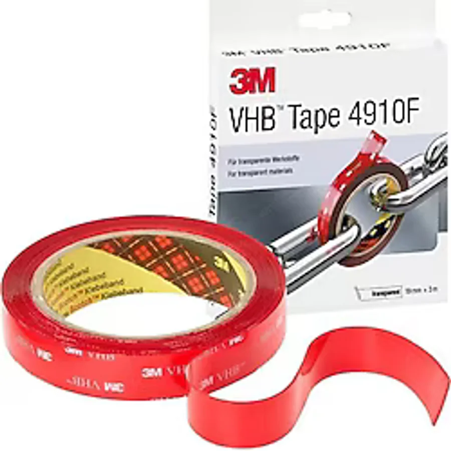 3M 4910f Vhb Çift Taraflı Bant Şeffaf 19 mm X 3 metre