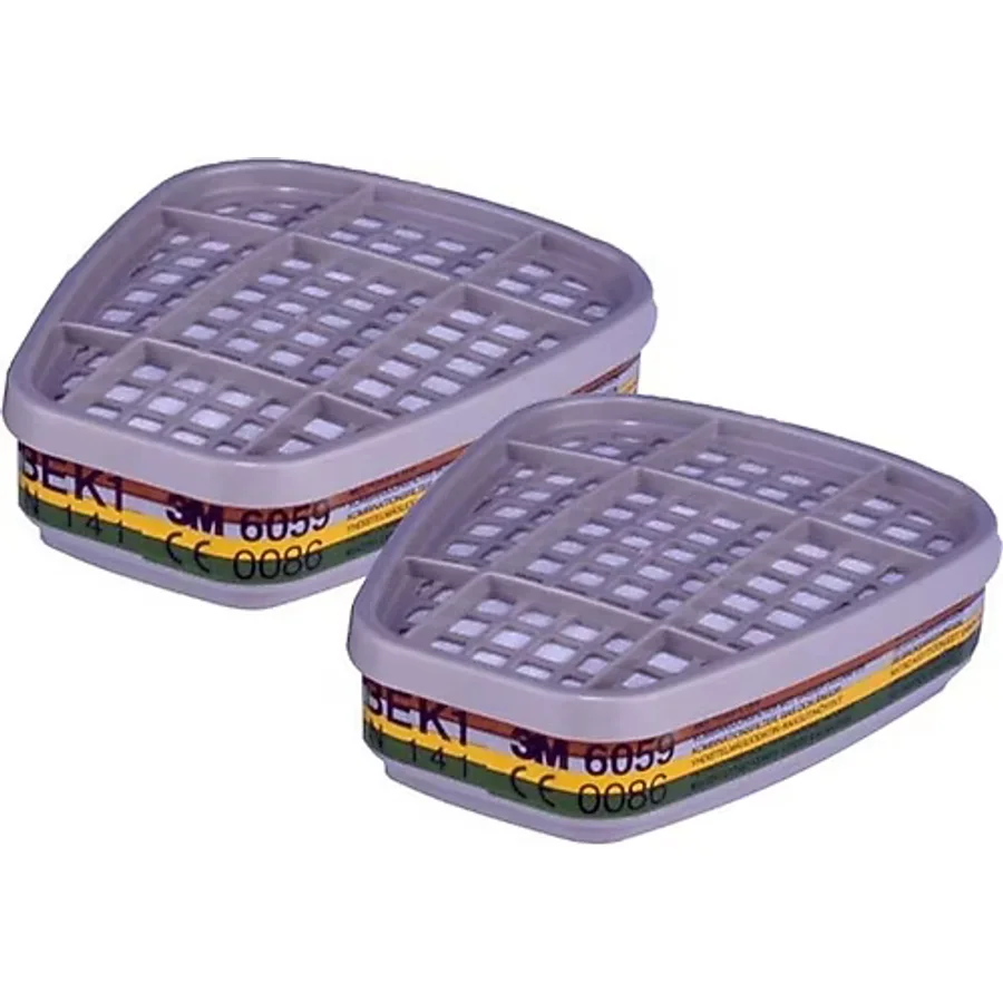 3M 6059 ABEK1 (Org.-İnorg.-Asit-Amon. Gaz/Buhar Filtresi)