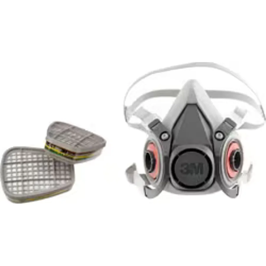3M 6200 Yarım Yüz Maskesi + 6059 ABEK1 Maske Filtresi Set