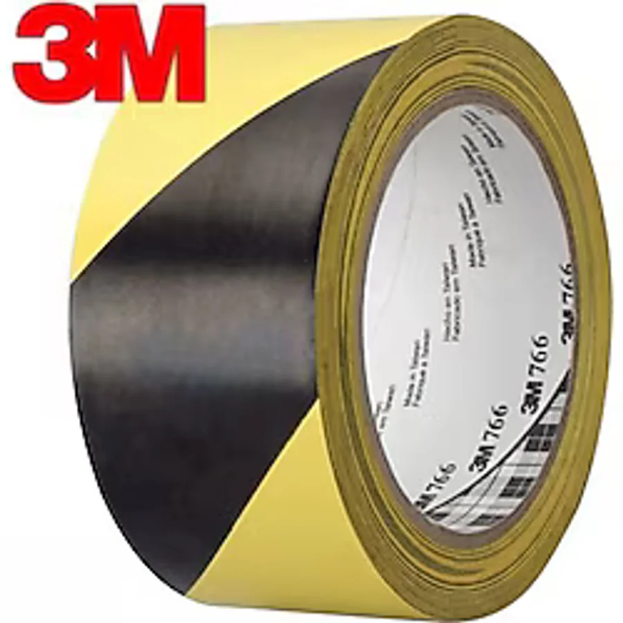 3M 766İ Vinil Bant 50Mmx33M Sarı-Siyah
