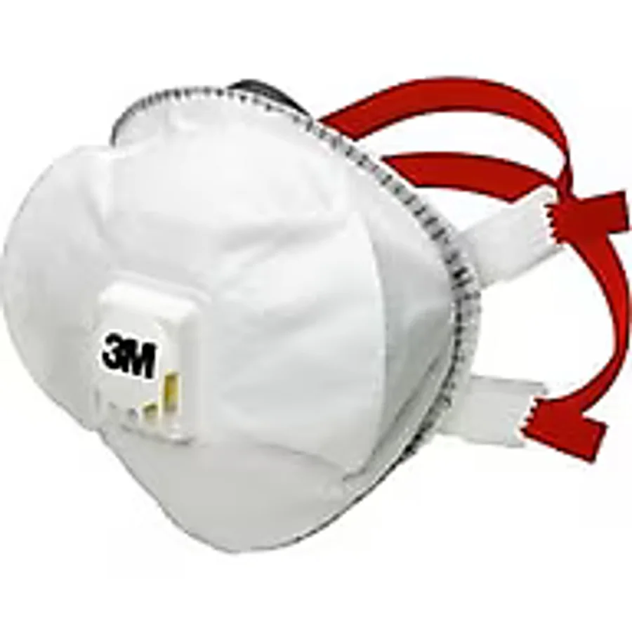 3M 8835 Plus FFP3 Ventilli Tek Kullanımlık 5 Adet Koruyucu Maske