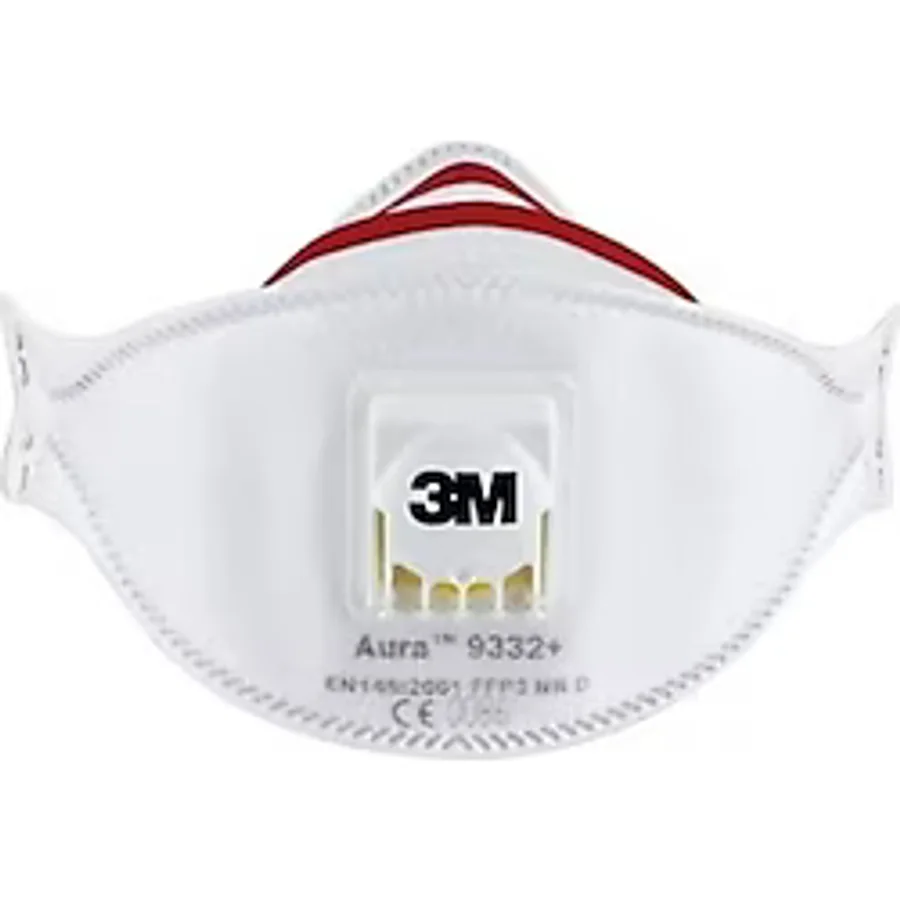 3M Aura 9332 FFP3 Ventilli 10 Adet Partikül Solunum Maskesi