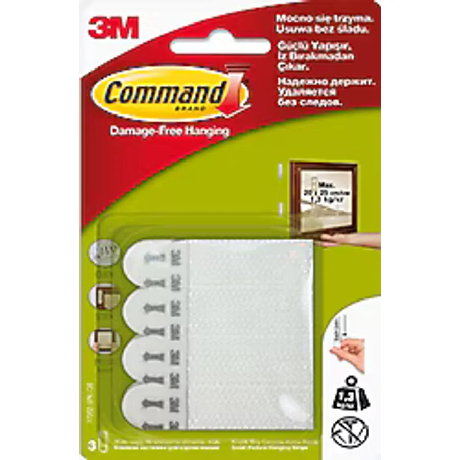 3M Command 17202 Küçük Boy Cırt Cırt Bant 3 Adet