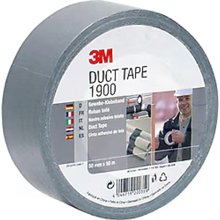 3M Duck Tape 1900 50 m x 50 mm Gümüş Tamir Bandı