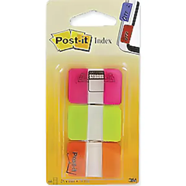 3M Post-it 686-PGO Yapışkanlı Not Kağıdı İndex Sert 3 Renk