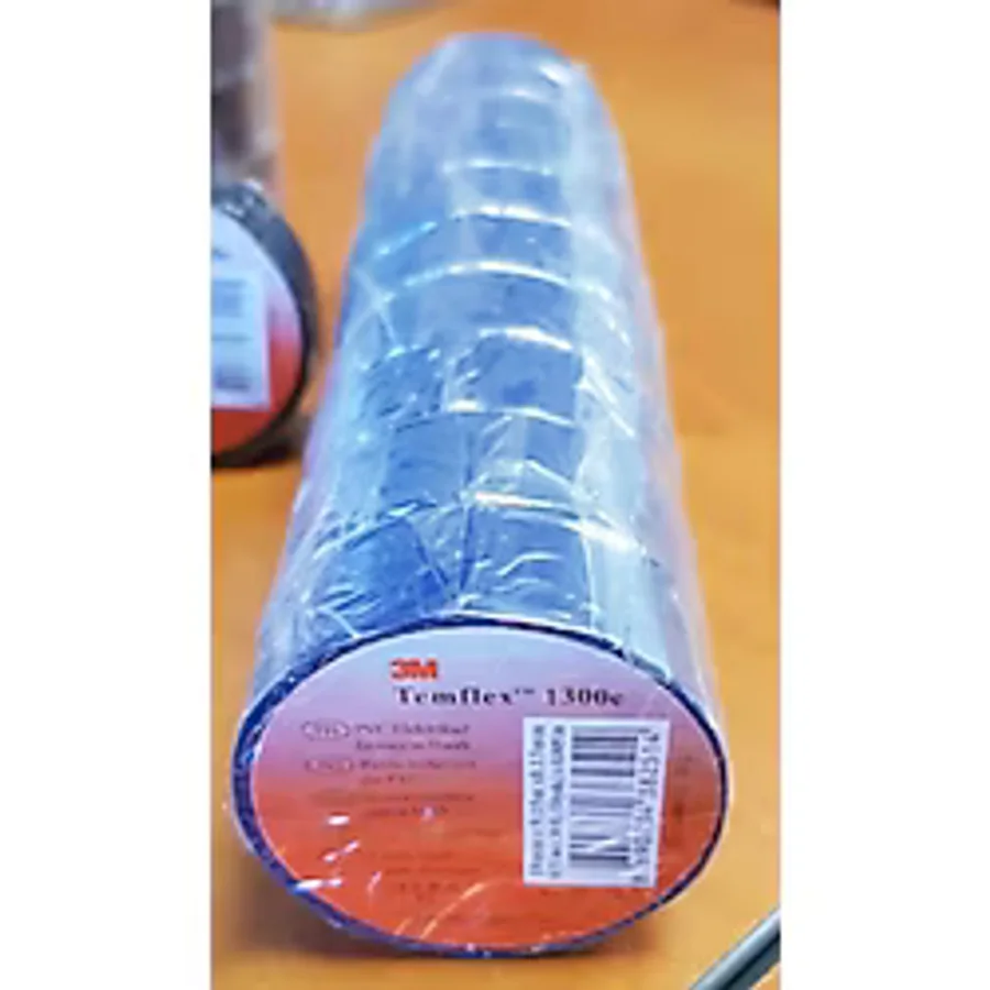 3M Temflex 1300E PVC İzole 10 Adet Elektrik Bandı