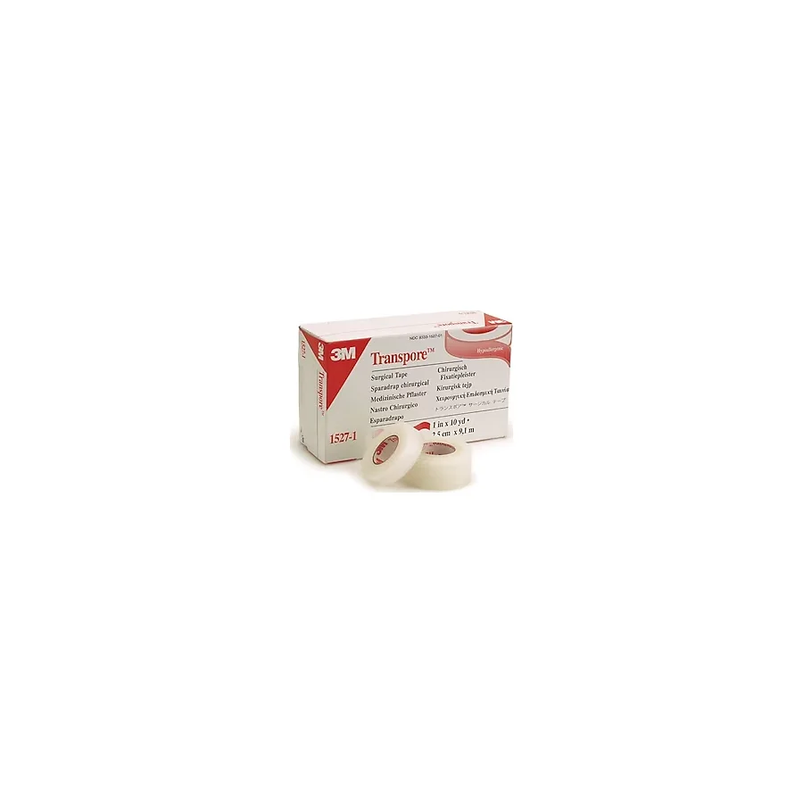 3M TRANSPORE 1527-1 CERRAHİ FLASTER 2,5CM X 9,1M