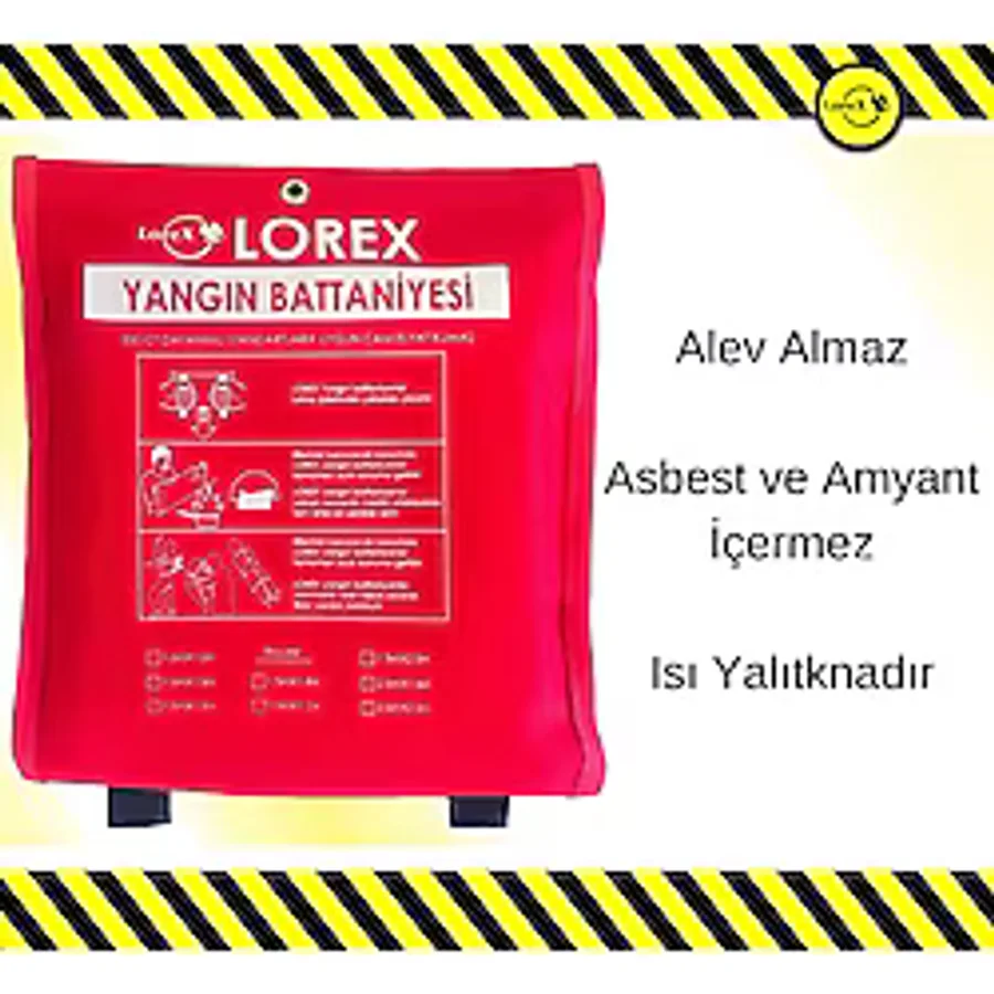 3MK Lorex Lr-fb1512c Yangın Battaniyesi - 150cm X 120cm FCSSHP76910520