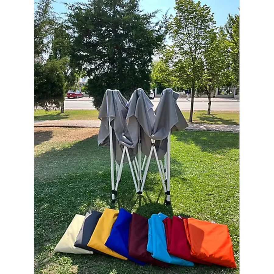 3x3 Gazebo/portatif Çardak Takım - Gri