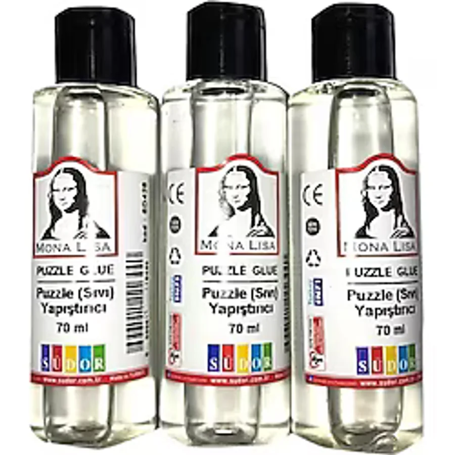 3x70 ml Puzzle Yapıştırıcı Seti (Şeffaf) /
