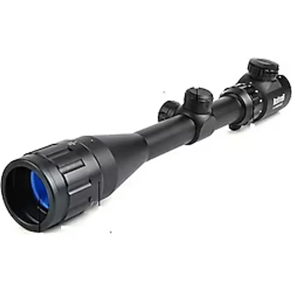 4-12x40 Aoeg Tüfek Dürbünü Mil Dot Kırmızı - Yeşil Lens Koruyucu