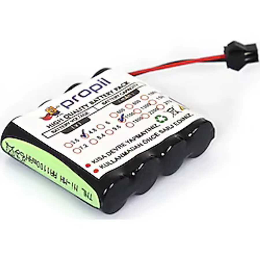 4.8 V Oyuncak Araba Bataryası 1800 Mah 4X Aa Şarjlı Pil