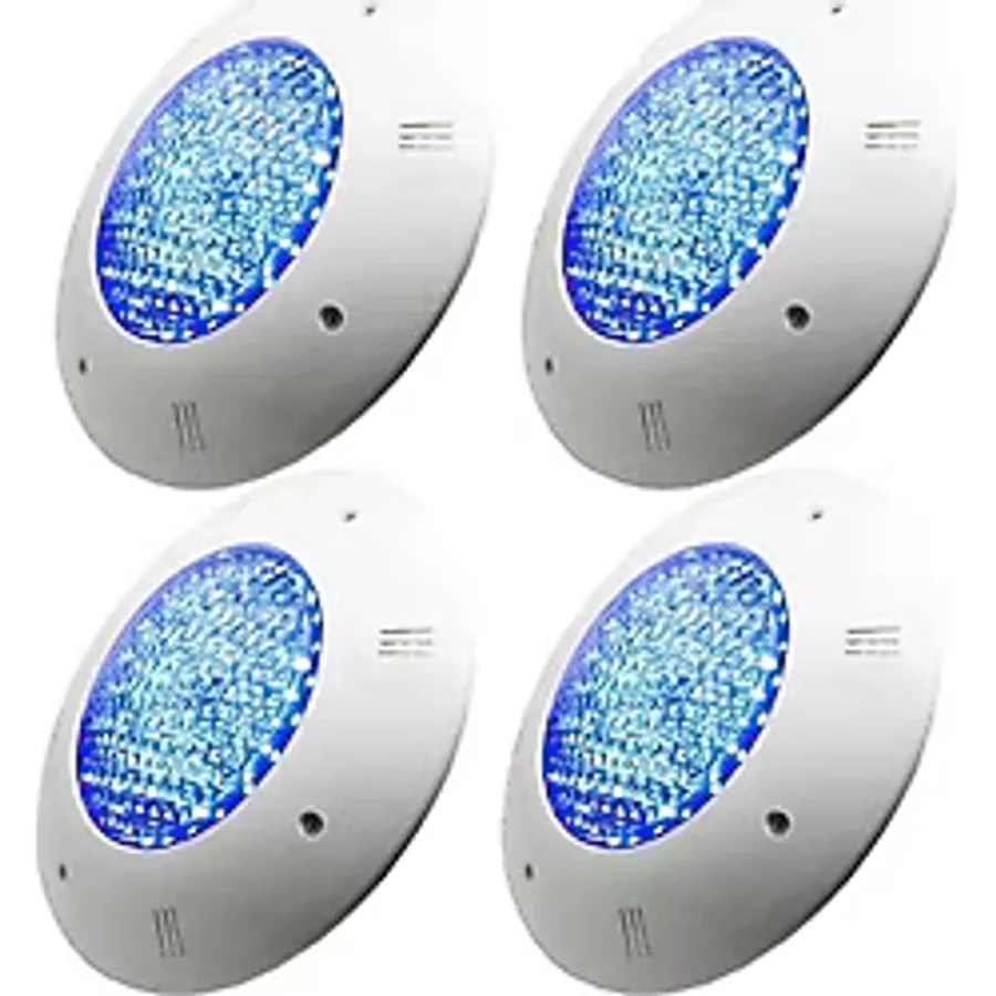 4 Adet 30 Watt Led Mavi Sıva Üstü Havuz Lambası Tenda 12 Volt Vice Avm