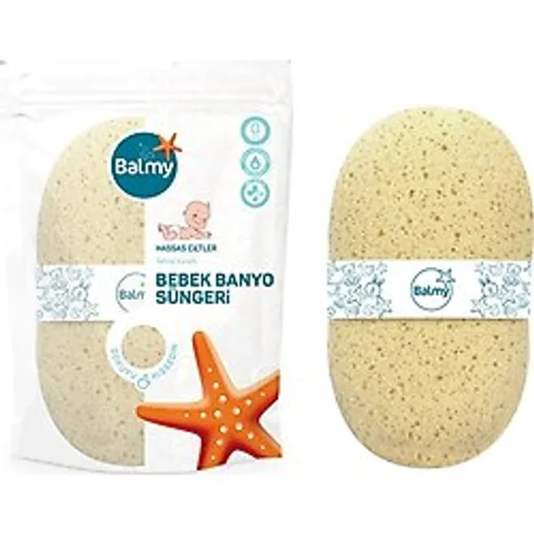 4 Adet Balmy Bebek Banyo Süngeri