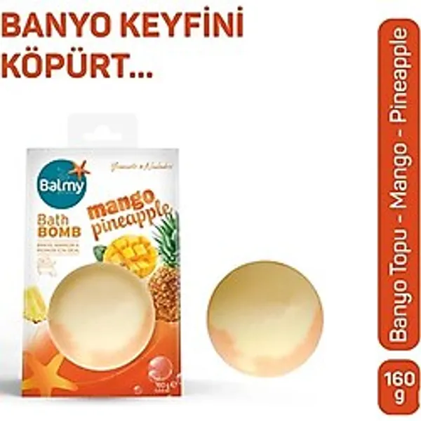 4 Adet Balmy Mango Ananas Banyo Topu 160 G
