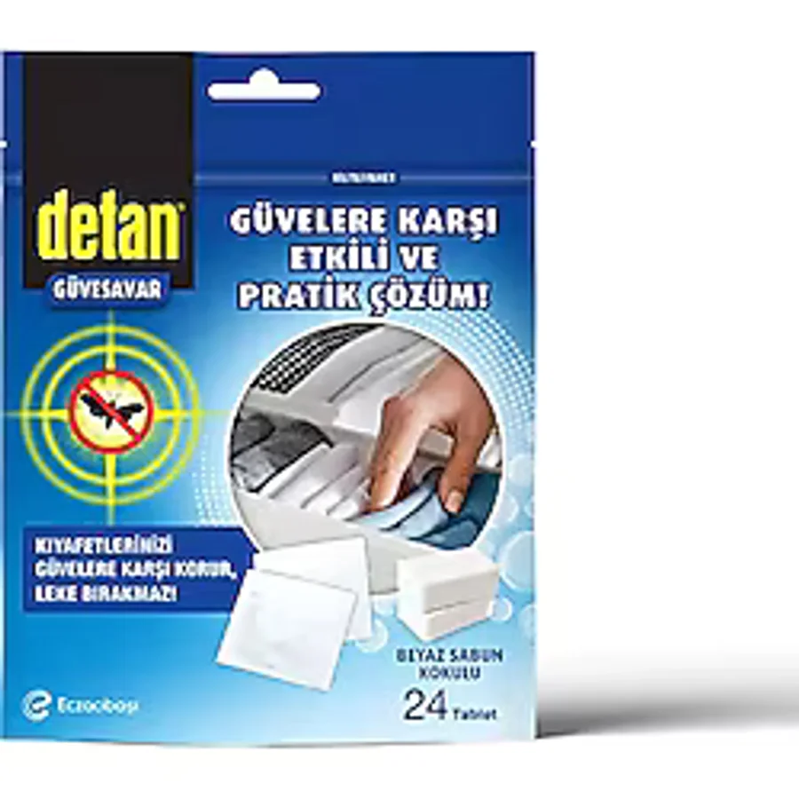4 ADET Detan Güvesavar Poşetli 24'lü