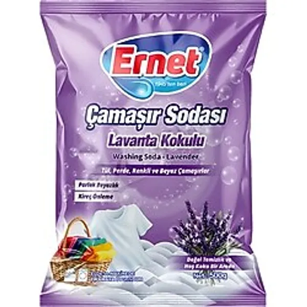 4 Adet Ernet Çamaşır Sodası Lavanta Kokulu 500 gr