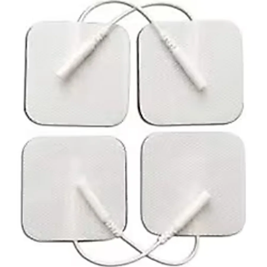 4 Adet Kablolu Tens Cihazı Elektrodu 5X5Cm 4Lü Paket Elektrot Ped