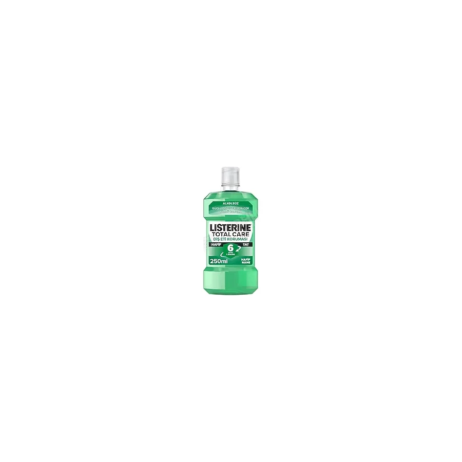 4 Adet Listerine Total Care Diş Eti Koruması Ağız Gargarası Alkolsüz 250 ml