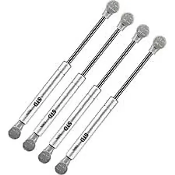 4 ADET STD Dolap Amortisörü Gazlı Piston Kapak Hidroliği 27 cm 100N