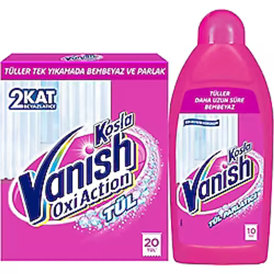 4 ADET Vanish Kosla Tül Temizleyici 2'li Set (Toz + Parlatıcı)