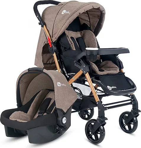 4 Baby AB-460 Active Gold Travel Sistem Bebek Arabası