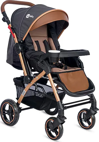 4 Baby AB350 Active Plus Gold Çift Yönlü Bebek Arabası Antrasit