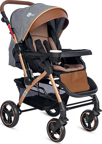 4 Baby AB350 Active Plus Gold Çift Yönlü Bebek Arabası Gri