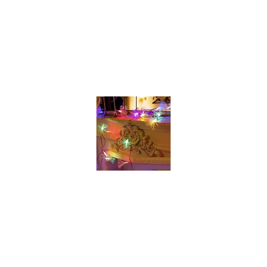 4 METRE RGB RENKLİ FİBER OPTİK LEDLİ KİRPİ LED IŞIK YILBAŞI IŞIĞI YILBAŞI AĞACI IŞIĞI MODLU FİŞLİ