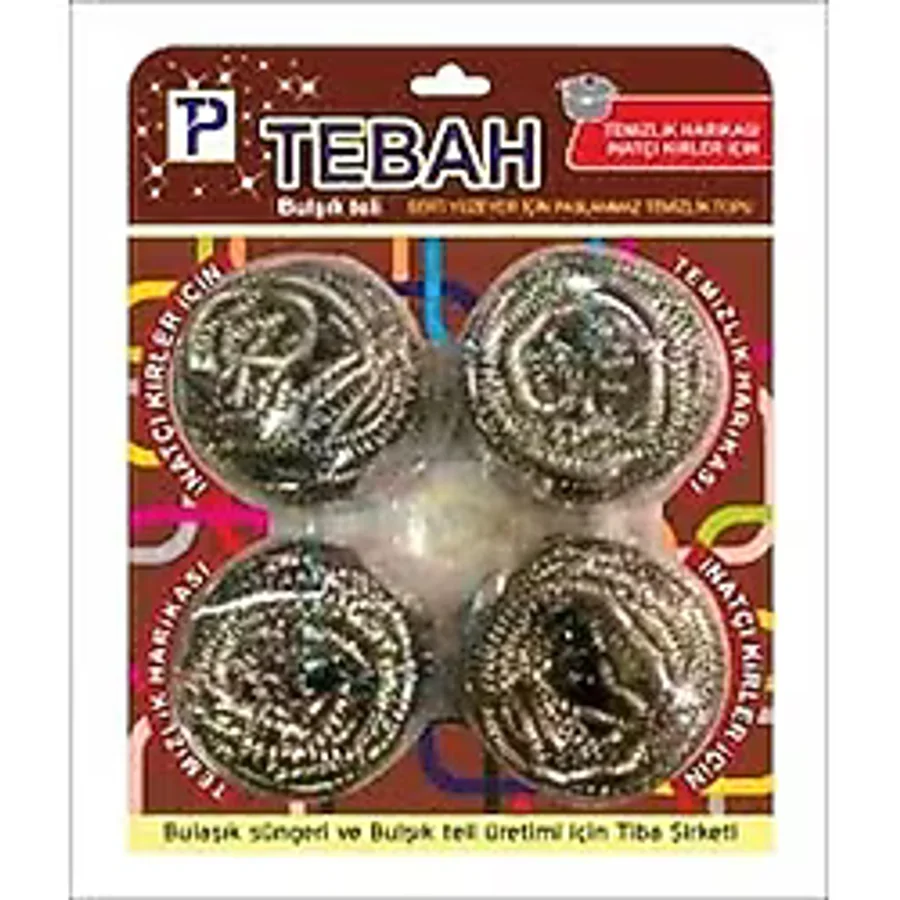 4 PARÇA BULAŞIK TOP TELİ-Findit