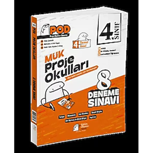 4. Sınıf Mük Proje Okulları Deneme Sınavı Eğitim Deposu Yayınları