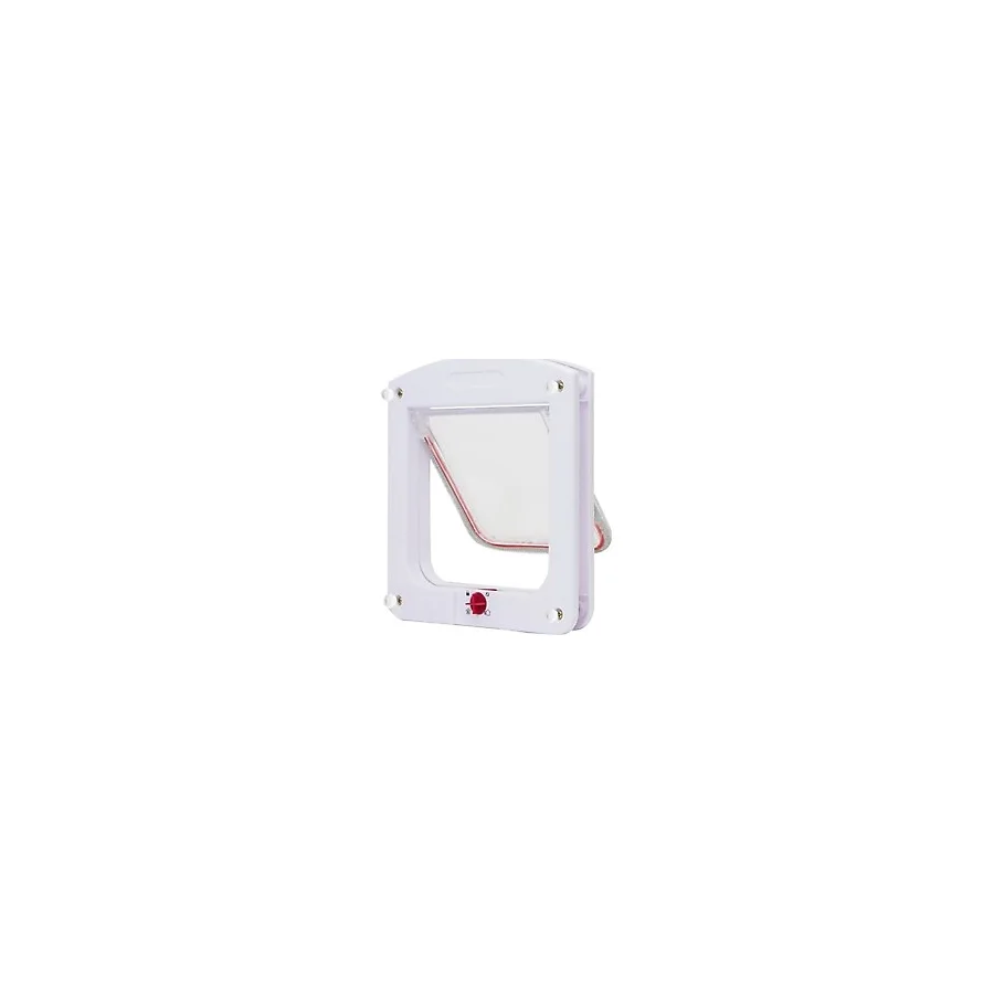 4 Yolu Kedi Köpek Kapısı, 22X20X3 Cm, Pvc ve Ahşap Malzeme ile Şık Tasarım - Seçenek 1