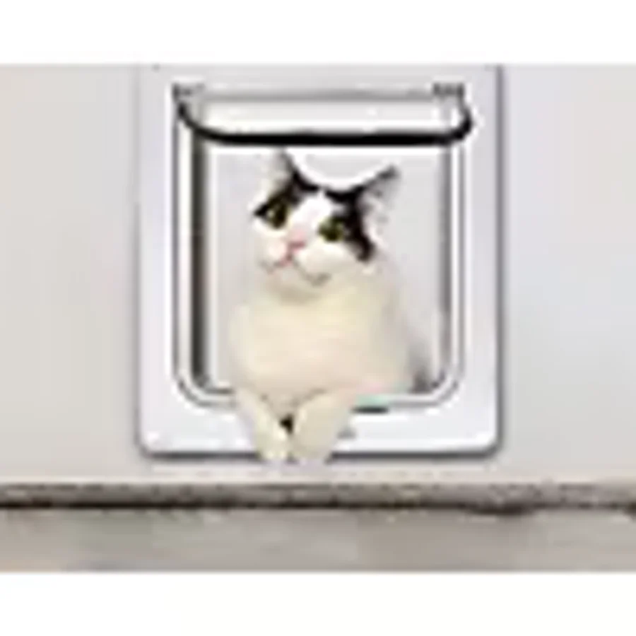 4 Yönlü Kilitlenebilir Yavru Köpek ve Kedi Kapısı 23x25 cm