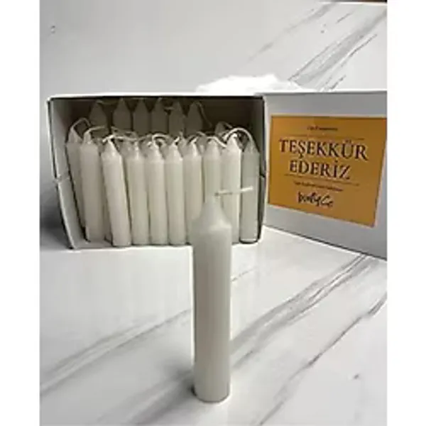 40 Adet Mum Bakkal Mumu (10 cm)