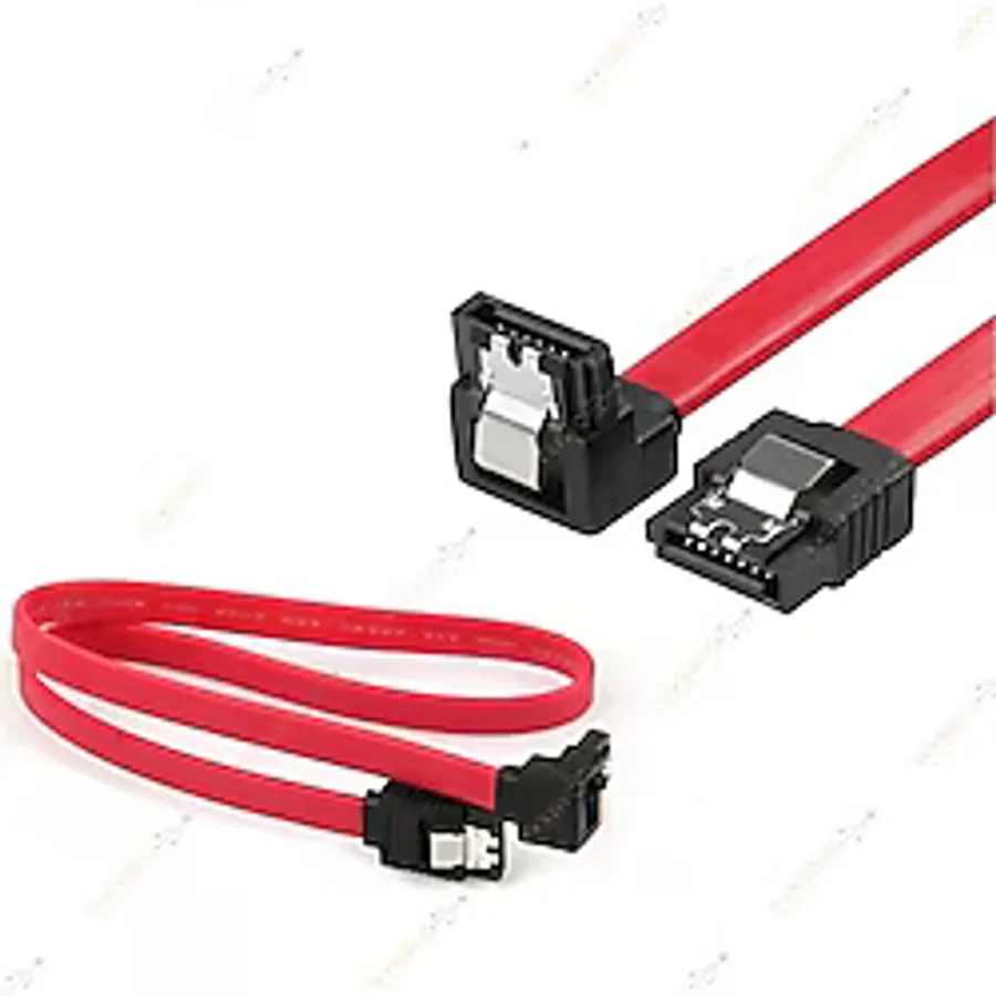 40 cm Sata Data Kablo - 90 Derece - Metal Klip