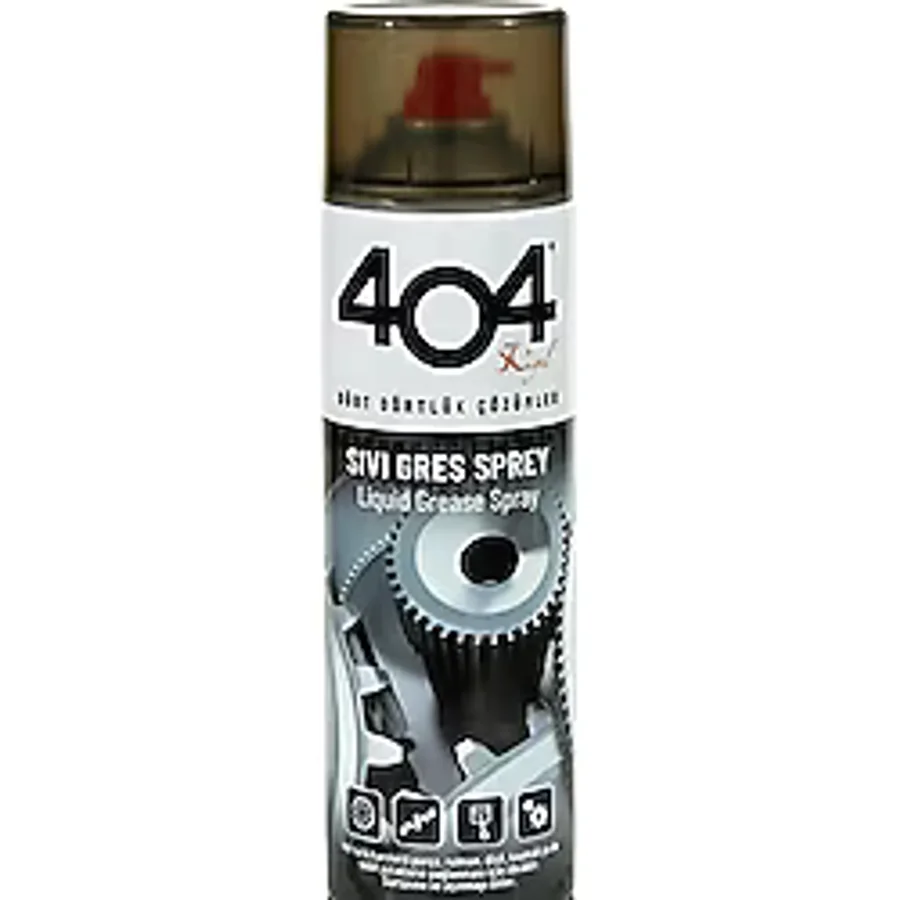 404 400 ml Şeffaf Sıvı Gres Sprey