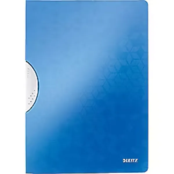41850036 Wow A4 Colorclip Sıkıştırmalı Dosya, Metalik Mavi - Standart