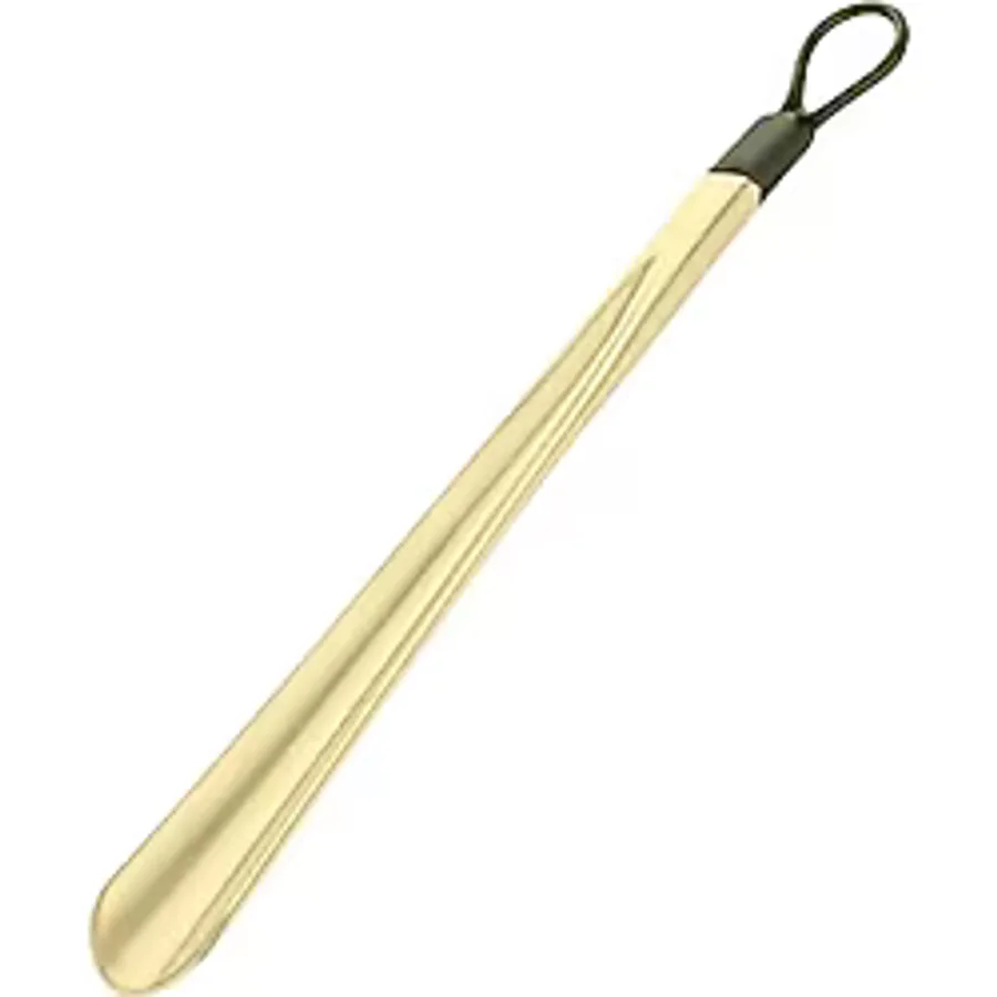 42 Cm Askılı Ayakkabı Çekeceği Uzun Plastik Kerata Renkli Ayakkabı Giyme Aparatı (Krem, 42 cm - 1 Adet)