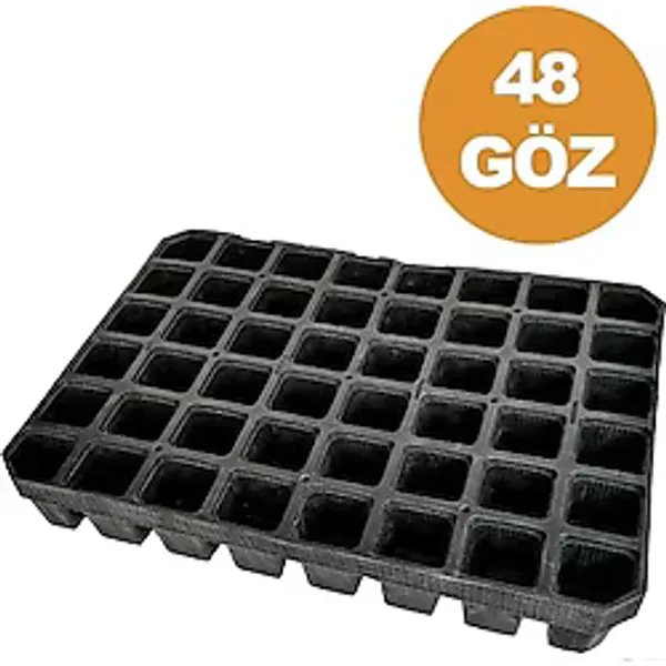 48 GÖZ (5 adet) Viyol FİDE YETİŞTİRME VİYOLÜ FİDAN YETİŞTİRME KABI ÇİLEK SEBZE MEYVE SÜS BİTKİSİ SKULENT FİDELİK